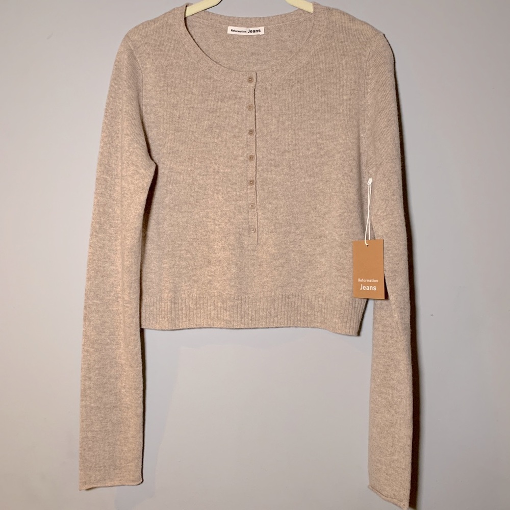NWT Reformation Cashmere Sweater XS, S, L - Picture 8 of 9